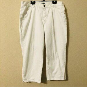 Lauren Ralph Lauren Jeans White Capri Cropped